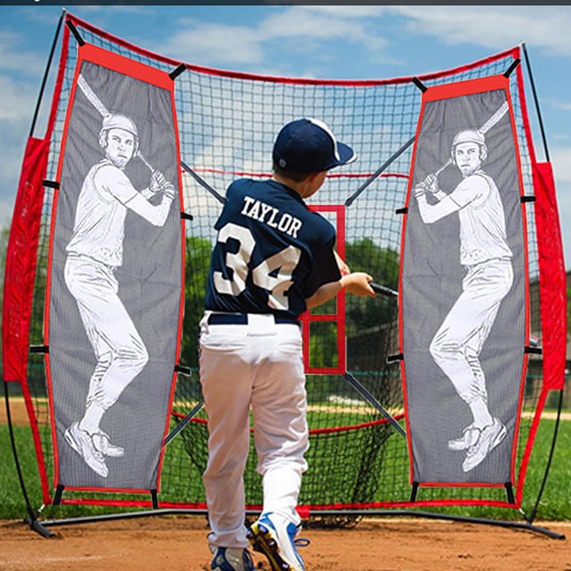 4-Piece Premium Baseball & Softball Pitching Training Kit: Adjustable 9-Hole