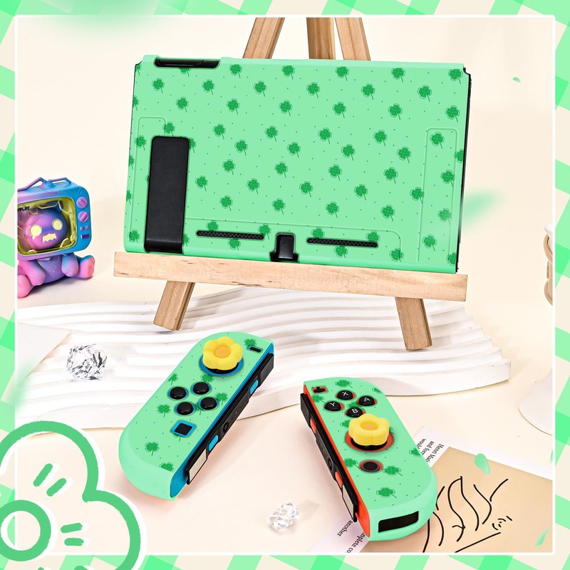 DLseego Grip Case Controller for Switch Console 2017, Floral Anti-Slip