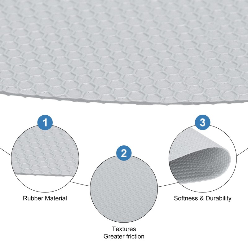 QUARKZMAN 3 Pack Rubber Jar Opener Gripper Pads, Multipurpose Gripping