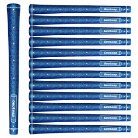Geoleap Glory-M Golf Grips, Set of 13, Memory Point Assisted Hand Placement, Anti-Slip, Golf Club Grips, Standard/Medium, 5 Color Options (Standard, Blue)