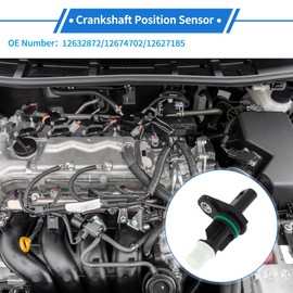 VekAuto 1 Pc Crankshaft Position Sensor for Chevy Colorado LT, WT 2.5 15-22 Sturdy Metal Plastic Black White Engine Crank CKP Sensor