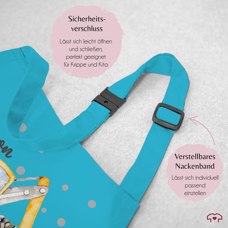 Geschenk mit Namen personalisiert by Shirtracer - Children's Apron Children
