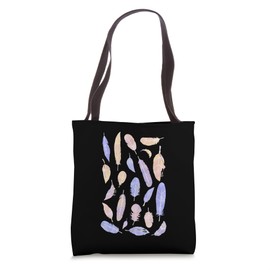 Watercolor Paint Native American Art Tribal Colorful Feather Tote Bag
