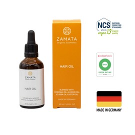 ZAMATA ZAMATA Certified Premium Bio Moringa Haaröl – Afro Haarpflege & Bartpflege – Stärkt, Nährt & Anti-Haarbruch – Ideal für Afro Haare & Locken – Leichte Alternative zur Lockencreme