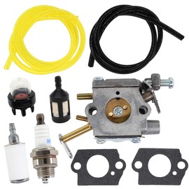 USPEEDA Carburetor for Homelite 33cc Chainsaw Replace WT673 WT-673 Carb Fuel Filter
