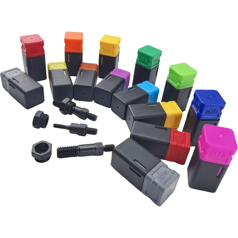 DKwoeshg 16" Professional Rivet Nut Tool Kit - Lever-Style Rivnut