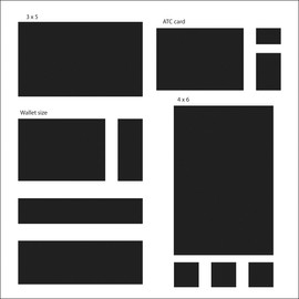 Crafter's Workshop Templates 12"X12"-Rectangles