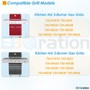 BBQration Replacement Kit for Kitchen Aid 720-0787D 730-0787D 720-0953 730-0953
