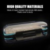 Fly Fishing Box, ABS Plastic Flies Assortment Box Waterproof Fly