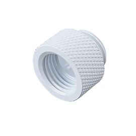 Bitspower G1/4" 10mm Male to Female Fitting, Deluxe White
