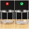 Relota Spice Rack Rotating 2 Tiers, Turntable Kitchen Organiser Small