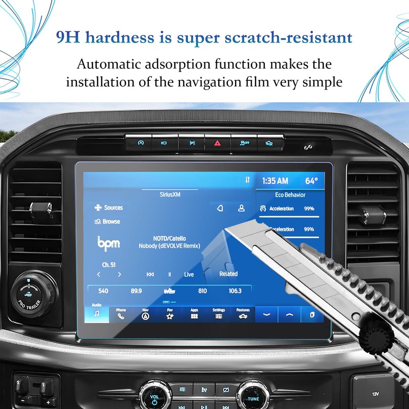 SKTU Screen Protector for 2021-2025 Ford F-150 2022-2025 Ford F-150
