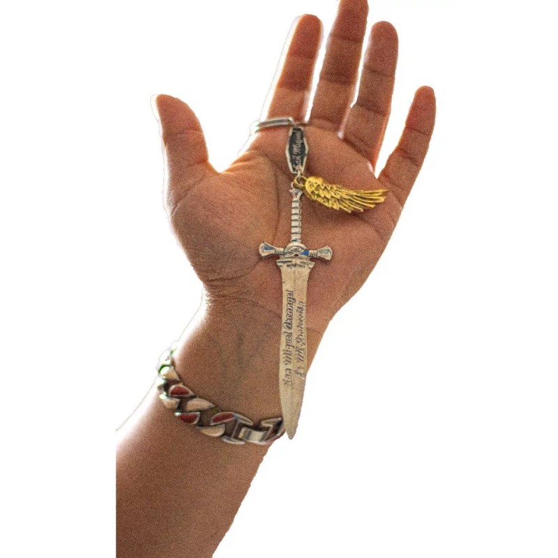 CEB 1 Espada De San Miguel Con Ala En Llavero