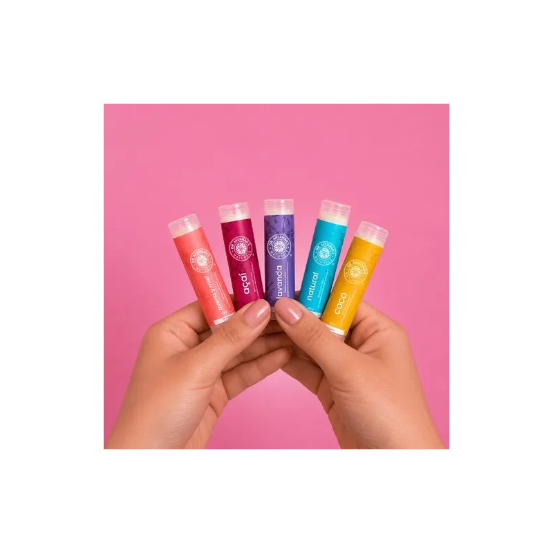 5 Pack Bálsamo Labial Dr. Akermans Frutas 4.5g Natural