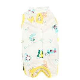 AIMALL Pet Cat Postoperative Recovery Suit - Soft, Breathable Polyester Sterilization & Weaning Clothing for Surgical Healing, Skin Protection, Adjustable Velcro, Multiple Sizes