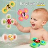 CalfQueen 6 PCS Suction Cup Spinner Toys for Kids Ages