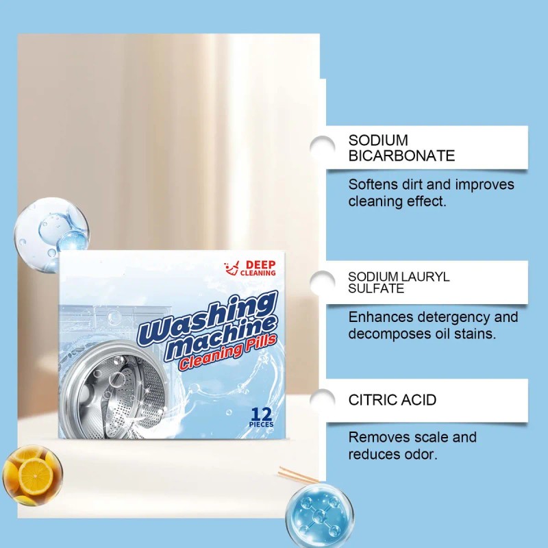 Las Tabletas Efervescentes Limpiadoras S Washing Descontamin