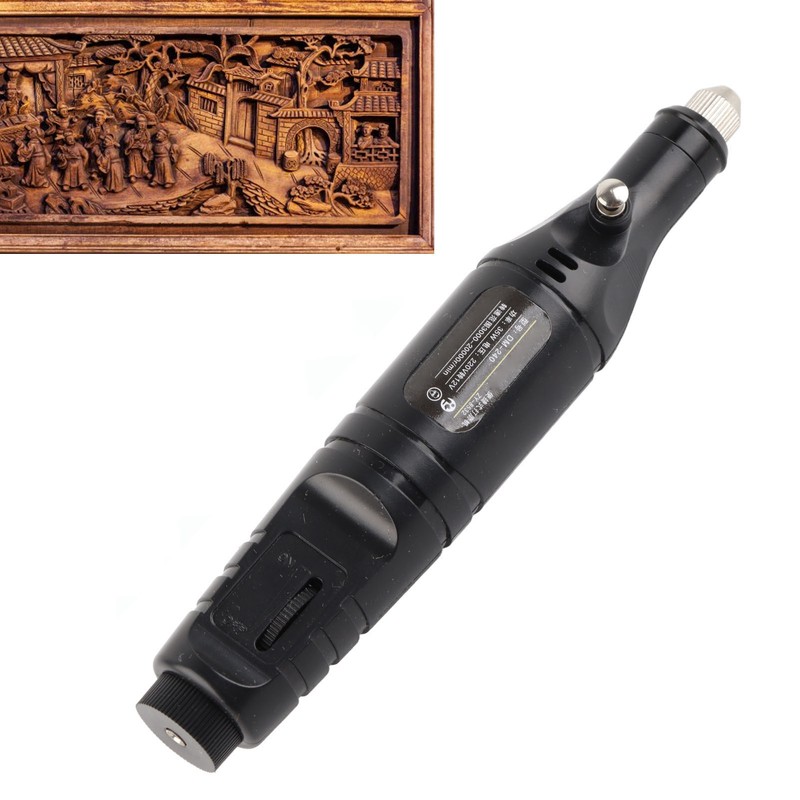 Mini Electric Grinder Handheld Woodworking Carving Engraving Polishing Tool 35W