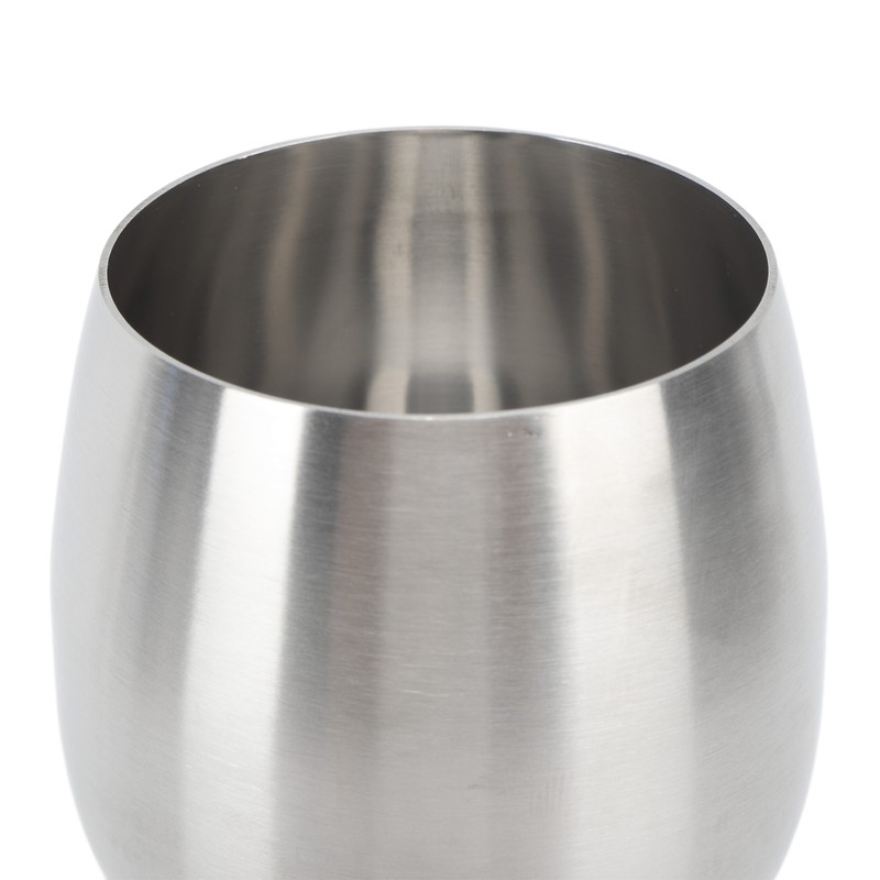 Stainless Steel Stem Wine Glasses Durable 304 Stainless Steel Wine