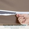 Full Mattress Protector Encasement with Zipper, 100% Waterproof Bed Cover,