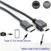 GuangMaoBo OTG Data Cable Type-C to Mini USB Camera