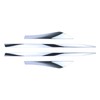 Roneeson 4Pcs Chrome Front and Rear Left Right Door Side