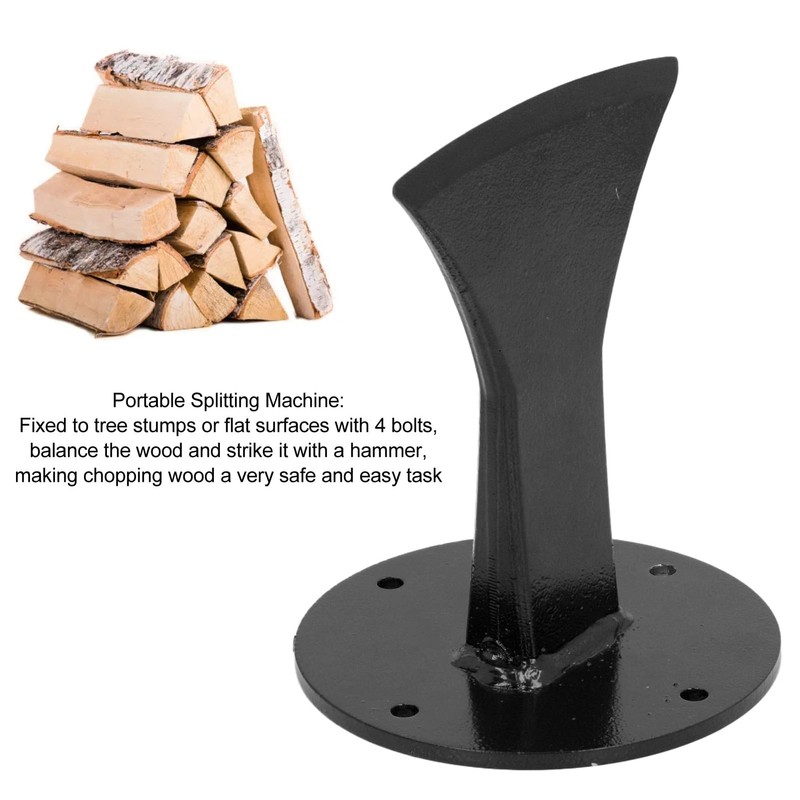 Forged Steel Manual Log Wood Splitter, Portable Wood Splitter for