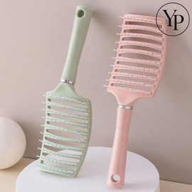 Yellow Fix Partner Dry root volume up brush hair comb tangled hair styling tool setter prop pink / 드라이 뿌리 볼륨업 브러시 헤어빗 엉킨머리 스타일링 도구 셋팅기 소품 핑크