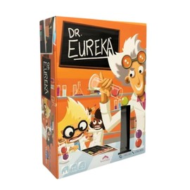 Blue Orange Dr. Eureka – Juego de Mesa de lógica y Ciencia para niños y familias, 2 a 4 Jugadores, a Partir de 6 años