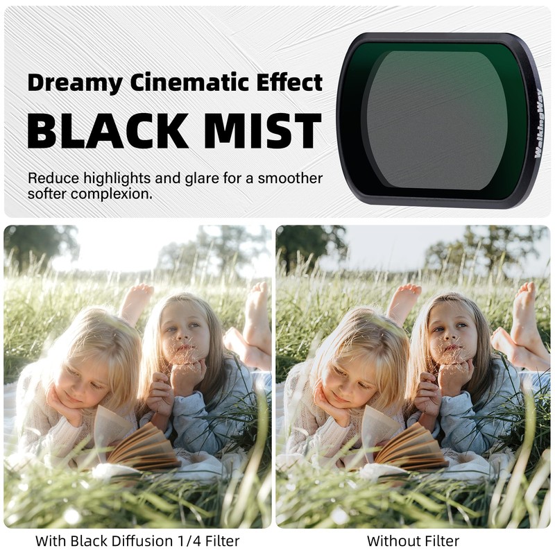Walking Way Black Mist Filter 1/4 for OSMO Pocket 3