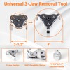 CENFORGE 8PC Oil Filter Wrench Set with Swivel Oil Filter