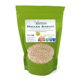 Hulled Barley, Yankee Traders Brand - 1 Pound, Resealable Bag