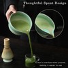Buucup Japanese Matcha Set, Matcha Bowl with Spout, Matcha Whisk