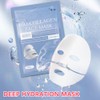 Pack of 4 Collagen Mask, Collagen Sheet Mask with Hydrolysed,