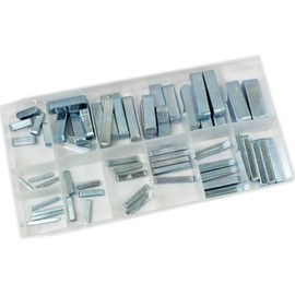 Pulley Keyway Key - Square Key Stock 60pc - Keyway Stock, Keyway Tension, Keyway Blank - Keyway Plastic Box - Flywheel Keys - Pump Shaft Key - 1/4 Key Stock - 3/16 key stock