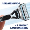 Gillette Gillette SkinGuard Sensitive Rasierklingen, 11 Ersatzklingen für Nassrasierer Herren,