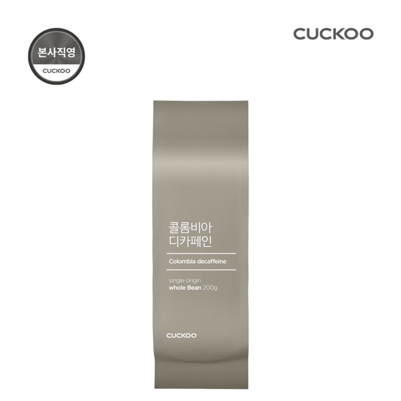 Cuckoo Electronics 커피 원두홀빈 파푸아뉴기니 올가닉 블루마운틴 200g Coffee Whole