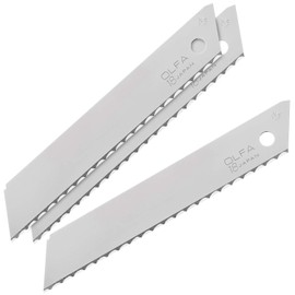 OLFA LBWV3K Wavy Blade Cutter Replacement Blade, Large, Pack of 3