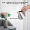 900ml Stainless Steel Watering Can Brushed Garden Planting Indoor Outdoor