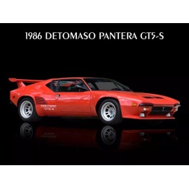 1986 DeTomaso Pantera GT5-S NEW METAL SIGN: 9x12" & Free Shipping
