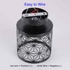 Volcode RV Ceiling Light 12V Flush Mount - Star Design