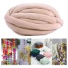 Hilo Grueso, Hilo Tubular Gigante Para Tejer Con Beige