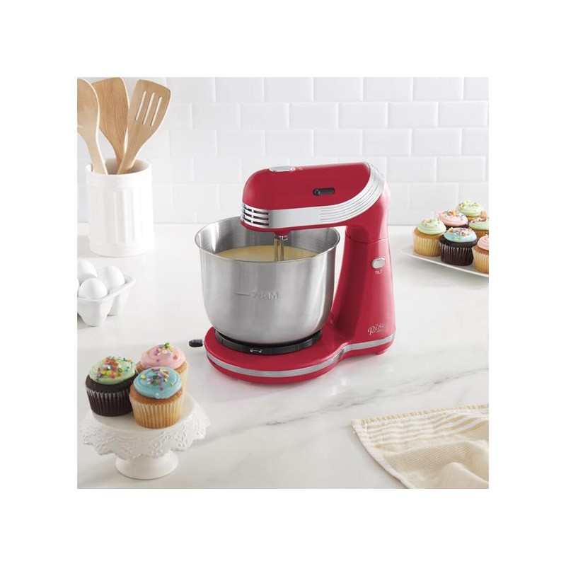 RISE BY DASH Red 3 qt. Cap. 6 Speed Stand
