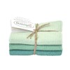 Solwang Cleaning Cloths, Set of 3, Knitted Cotton Wipes (Summer