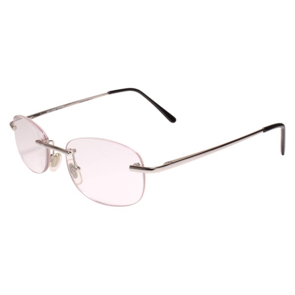 Rounded Rectangle Rimless Stylish Gold Reader 1.50 Reading Glasses