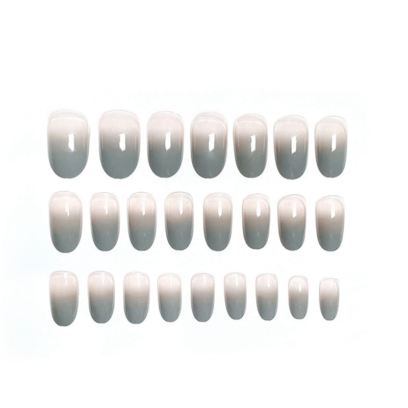 Press On Nails Long Coffin Bellarine Tapered full coverage glossy
