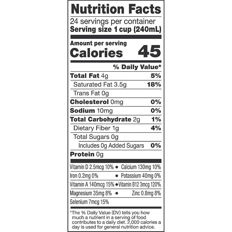 SO DELICIOUS Organic Coconut Milk, Gluten, Dairy, Kosher & Soy