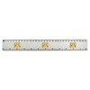 'Treasure Map' 30cm (12 Inch) White Plastic Ruler (RL00090998)