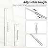 Easy Pull Telescopic Draw Blind Tilt Wand, 13-24in Length Adjustable