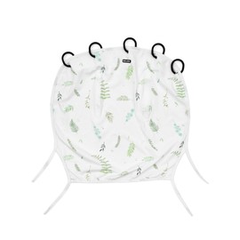 Dooky - Sun Protection for Prams, Buggies and Baby Seat - Tuscany White - Awning Weather Protection, Wind Protection and Rain Protection Pram Parasol Buggy - Cotton - L x W x H = 26 x 3 x 18 cm